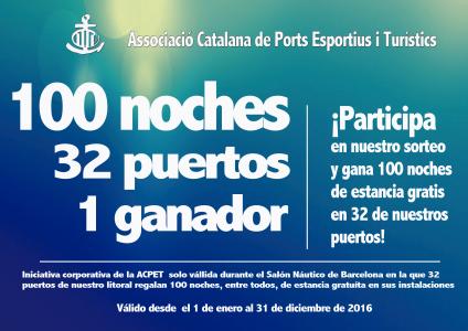 La ACPET sortea 100 noches de amarre gratuitas durante el Salón Náutico de Barcelona