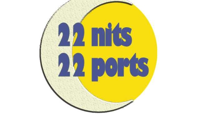 Vuelve la promoción ’22 noches 22 puertos’