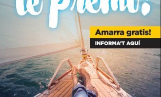 Amarra gratis en 25 ports catalans
