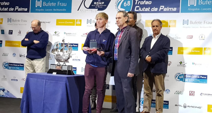 Marc Tello, del CN El Balís,  ganador absoluto de la Clase Europa en el 68º Trofeo de Palma