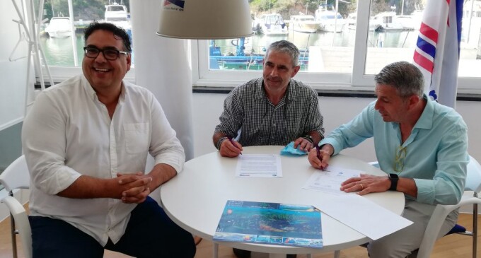 El CN Port d’Aro y el CN Sant Feliu de Guíxols colaboran en la Protección de la Posidonia Oceánica