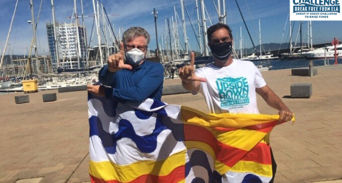 Els Ports de Catalunya col·laboren amb l’Upside Down Challenge per a donar visibilitat a l’ELA