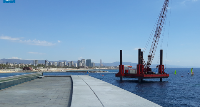 La transformació del Port Olímpic avança amb la millora funcional del Dic de Recer