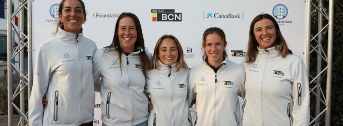 El Port de Sitges acoge la presentación del equipo Sail Team BCN para la Copa América