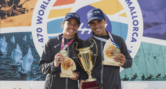 Jordi Xammar y Nora Brugman, campeones del mundo de 470