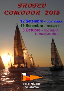 3ª prueba Trofeo Comodor 2015-Regata Nocturna en el CN Vilanova