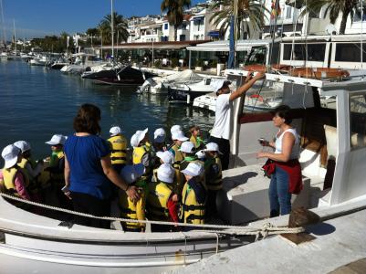 Finalitzen les visites culturals del Port de Sitges amb l’escola ‘El Pi de Sant Pere de Ribes’
