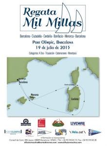 El 19de julio el Puerto Olímpico acoge la Regata de las Mil Millas