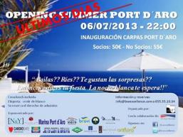 Opening Summer Port d'Aro